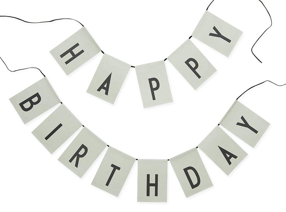 Happy Birthday/Surprise Party Reversible Bunting – Reusable (Green)