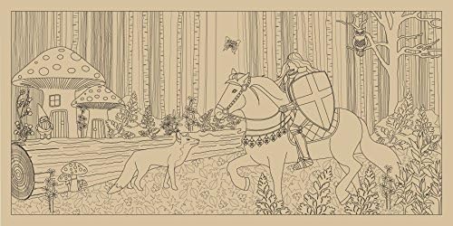 lullubee GIANT Coloring Mural - In The Forest