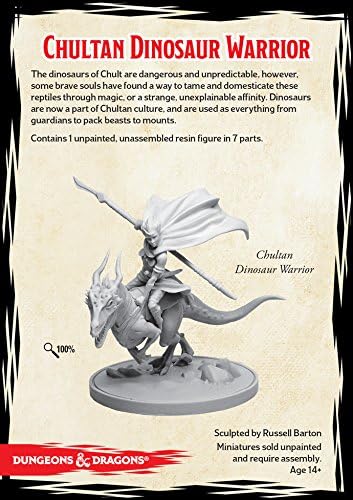 Gale Force Nine- Tomb of Annihilation - Chultan Dinosaur Warrior, Multicoloured - Image 3