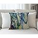 Moslion Watercolor Horse Pillow,Home Decorative Throw Pillow Cover Cotton Linen Cushion for Couch/Sofa/Bedroom/Livingroom/Kitchen/Car 18 x 18 inch Square Pillow case