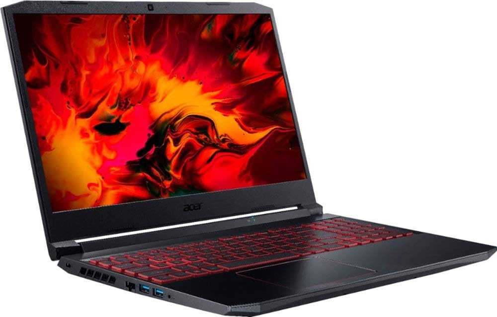 Acer Nitro 5 15.6" FHD IPS Gaming Laptop w/ Woov Sleeve, Intel Quad-Core i5-10300H, 12GB RAM, 128GB PCIe SSD Boot + 1TB HDD, NVIDIA GeForce GTX 1650 4GB, Backlit Keyboard, USB-C, HDMI, Windows 10 Home
