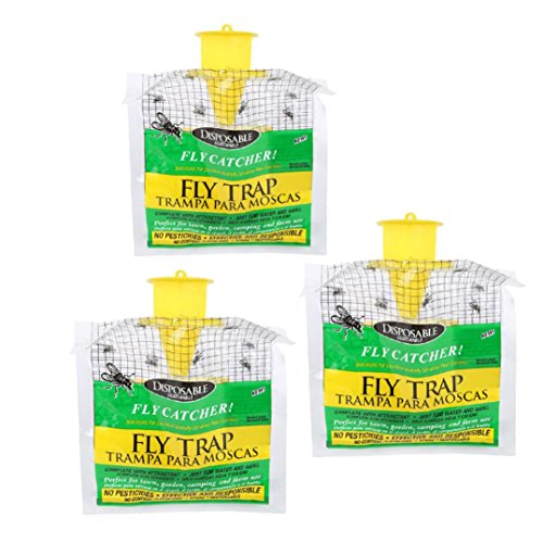 Cuekondy 2018 Summer Clearance Fly Catcher Mosquito Killer,Disposable Insect Fly Trap Catcher Hanging Style Pest Control Indoor Outdoor (3PC)