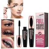 SUNNYM 4D Makeup Eyelash Mascara Eye Lashes Makeup Silk Fiber Lash Mascara Black Thick Lengthening Eye Lashes