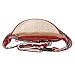Maha Bodhi Handmade Hemp Festival Waistpack Boho Hippie Waist Bag Hip Bum Running Belt Fanny Pack (Multi Color Stripe)