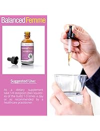 Equilibrado hembra – Herbal PMS y menopausia soporte de líquido totalmente natural para 2 veces...