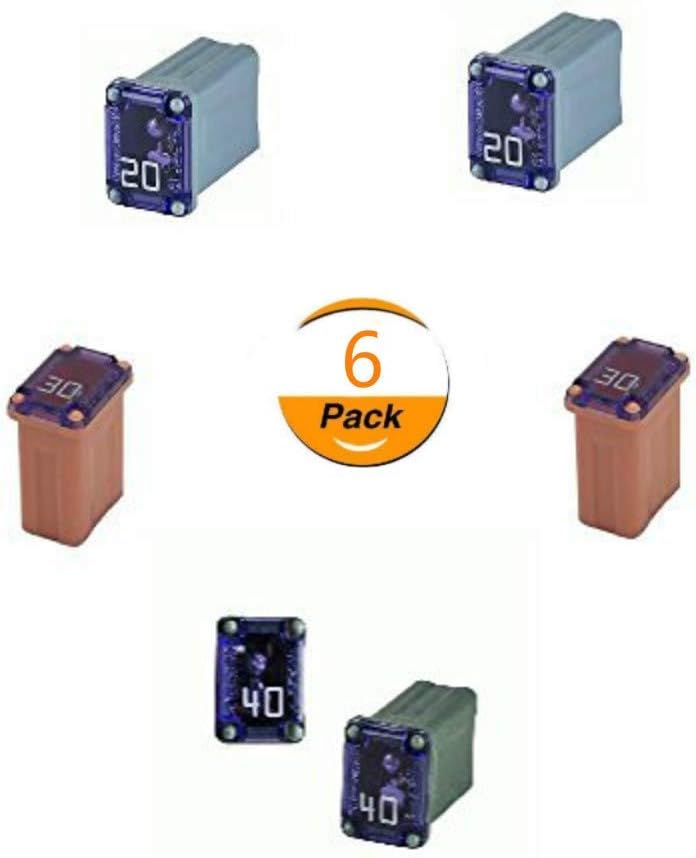 FMM- Maxi Fuse 'Slow Blow' Micro Female - 20 Amp 30 Amp 40Amp (6 PS)