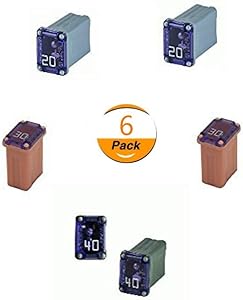 FMM- Maxi Fuse 'Slow Blow' Micro Female - 20 Amp 30 Amp 40Amp (6 PS)