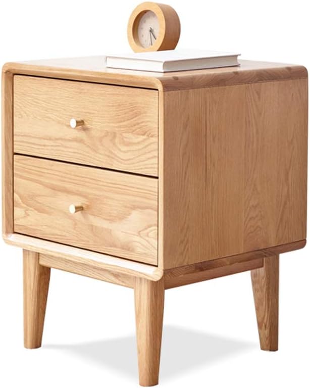 Amazon Com Eahkgmh Nightstand Modern Minimalist Household Solid Wood Bedside Table Mini Bedroom Small Bedside Table Locker Home Decoration Kitchen Dining