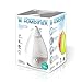 Crane Drop Shape Ultrasonic Cool Mist Humidifier with 2.3 Gallon output per day - White