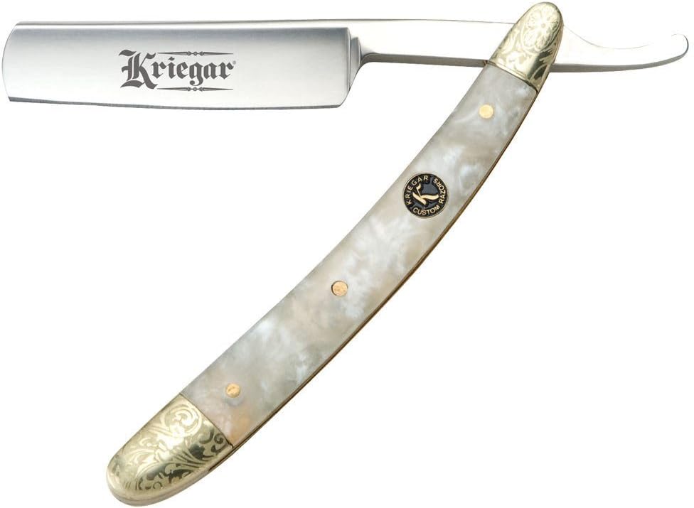 Kriegar Gentleman Imitation Pearl Razor Folding Knife