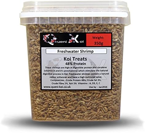 Queni Koi - Fresh Water Shrimp (350g) - Koi Food Treats