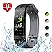 Letsfit Fitness Tracker Color Screen HR, Heart Rate Monitor Watch, IP68 Waterproof Activity Tracker, Step Counter, Bluetooth Sleep Monitor, 14 Sport Modes, Pedometer Watch for Men Women Kids