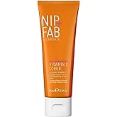 Nip+Fab Vitamin C Fix Scrub for Face with Coconut Oil and Coffee Seed Cleansing Exfoliating Facial Cleanser for Skin Brightening Fine Lines and Wrinkles, 2.5 fl oz