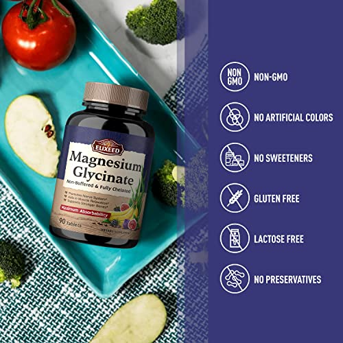 Elixeed Magnesium Glycinate, 300 mg of Elemental Magnesium, Chelated