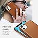 CYRILL Basic Leather Designed for Apple iPhone 11 Case (2019) - Saddle Brown