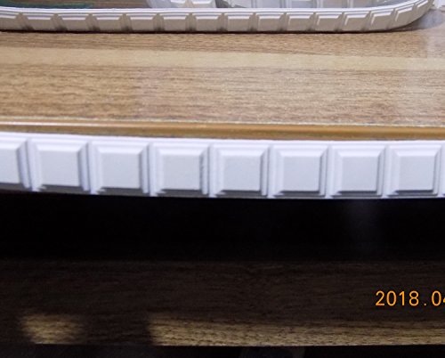 Curved Flexible Molding Dentil Block Decorative for Door Cabinets Wardrobes Drawers Moulding Trim Furniture 0.7inch (1.8cm) x 20 Foot Small Square - Thumbnail 3