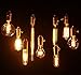 KINGSO Vintage Edison Bulbs 40W Filament Incandescent Antique Dimmable Light Bulb for Home Light Fixtures E27 Base A19 110V - 6 Pack