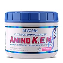 Evogen AminoKEM | Premium Essential Amino Acid, Nitric Oxide, Betaine anhydrous, S7, Recovery, volumizing, Pump Catalyst…