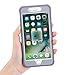 ULAK Compatible with iPhone 8 Plus Case, Slim Shockproof TPU Bumper Case with Front Frame, Durable Anti-Slip Protective Phone Cover for iPhone 8 Plus 5.5 inch, Mint Stripes Minimal