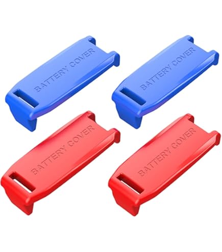 Copribatteria Per SRAM AXS/eTap | Confezione Da 4 Pezzi | Blu E Rosso | Indicatore Carica | Plastica - Foto 2