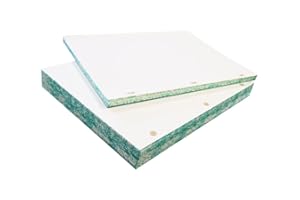 CORPKIT LEGAL SUPPLIES Archival Paper 32lb Watermarked Minute Paper - 11" X 8-1/2" - 100% Cotton, Acid-Free, Blank Sheets for Minute Books or Ledgers- (100 Rectangle Holes)