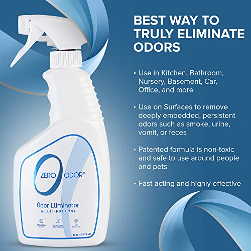 Zero Odor MultiPurpose Odor Eliminator Permanently Eliminate Air