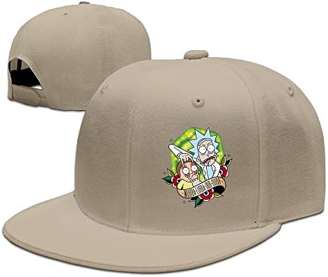 Rick And Morty Adjustable.Fitted Unisex Flat Baseball Cap