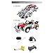 SZJJX RC cars 2 in 1 Building Blocks Kits 4CH 40MHz Rechargeable Remote Control Racing Electric Vehicle Jeep SUV Pick Up Truck Buildable Toys Construction Bricks Set 408 PCS DIY Assembly 8009
