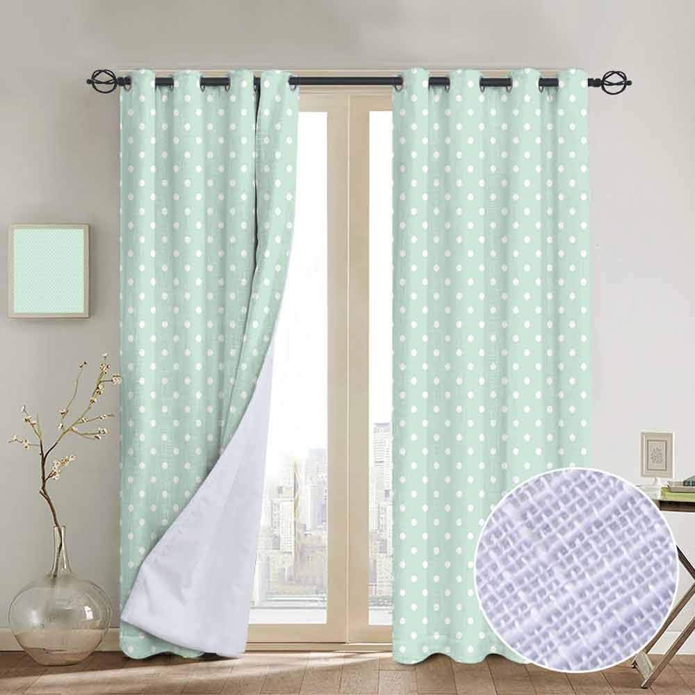 hengshu Green 99 blackout curtains Retro Style Baby Nursery Themed