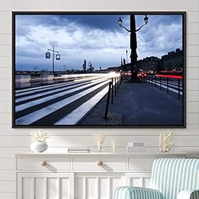 signwin Framed Canvas Wall Art Light Exposure Colorful...