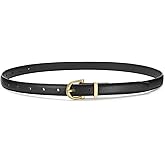 LEEXTON Women Leather Belts for Fashion Belt for Women's with Metal Pin Buckle Durable Ladies Jeans Pants Dress