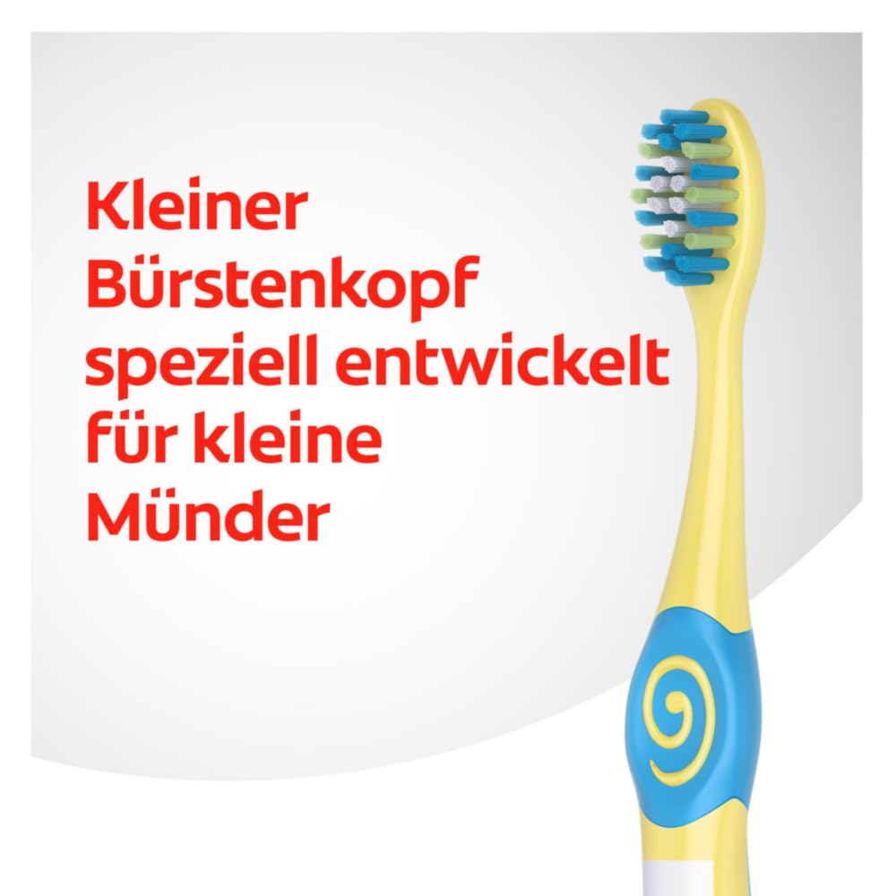 Colgate Zahnbürste Smiles für Kinder 2–6 Jahre, extra sanft, 1 Stück – manuelle Zahnbürste mit Saugnapf, Design ist nicht frei wählbar 3