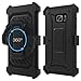 TOUGHBOX Galaxy S7 Case Edge, [Shield Series®] [Shockproof] [Black] for Samsung Galaxy S7 Edge Case [Built in Screen Protector] [with Holster & Belt Clip] [Has Kickstand]
