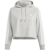 adidas Essentials 3-Stripes Cropped Hoodie Women's