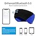 Bluetooth Sleep Headphones - The Young's Bluetooth Sport Headband Wireless Sleeping Headphones for Workout Jogging Yoga - Black and Blue