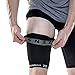 Zensah Thigh Compression Sleeve – Hamstring Support, Quad Wrap for Men and Women - Great for Running, Sports, Groin Pulls (Large-X-Large, Black)