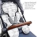 Luchild Baby Head Support Pillow Breathable 3D Mesh Cool Seat Mat Cushion Liner for Stroller Car Seat High Chair Pushchair - Gray