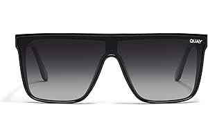 Quay - Sunglasses for Men & Women, Nightfall Remixed Polarized Shield Lenses with UV Protection, Oversized Sunglasses