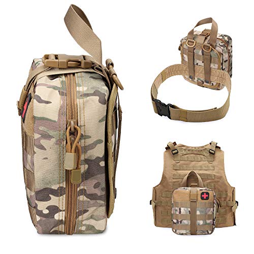 Livans Tactical First Aid Pouch, Molle EMT Pouches RipAway Military