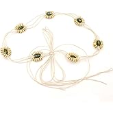 Cinlan Fashion Bohemian Tassel Braided Belt Crochet Waistband Women's Dress Belt (C-Belt-9)