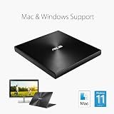 ASUS SDRW-08U9M-U External Ultra Slim DVD Writer USB C Type A Mac M-DISC view 7