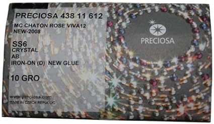 1440 Preciosa Mc Chaton Rose Viva12 Ss6 Crystal Ab 10 Gross Pack By Preciosa Hot Fix Rhinestones Amazon Fr Fournitures De Bureau