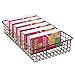 mDesign All Purpose Basket - the Flexible Storage Basket - Silver Wire Basket with Handles - Universally Applicable - Stable Grid Box