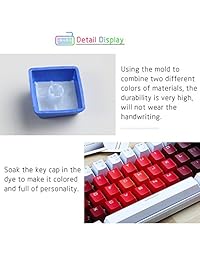 tinton vida gradiente 37 teclas PBT Keycaps Set para teclado mecánico (degradado azul retroiluminada)