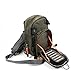 FanBell Fly Fishing Chest Pack Lightweight Chest Bag,Fishing Tackle Bag Crossbody Messenger Sling Bags Without Tools