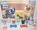 Disney Puppy Dog Pals Deluxe Party Favors Goody Bag Fillers Set of 14 with 10 Figures, 2 Skateboards, Pals Sticker and PAW Tattoo Featuring Rolly, Bingo and All Friends!