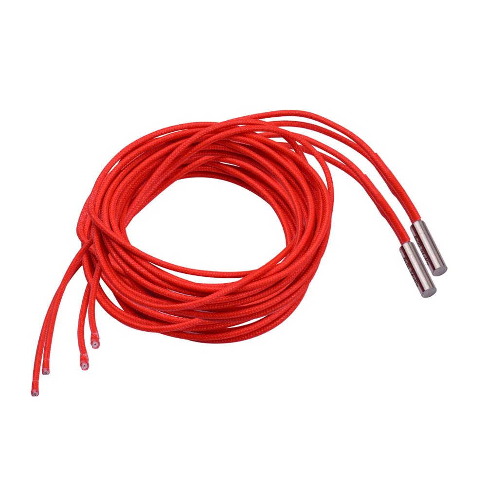 3Pcs 3D Printer Heater Cartridge, 6x20mm 24V 40W Ceramic Cartridge Heater Element Heating Rod, for CR-10S Pro, CR-X, Ender 3, Ender 3X