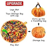 Lego Storage and Toy Organizer Storage Bag Mat by Drawstring Lego Mat and Play Toy Mat Bag/Storage for Children – Lego Storage Container 60
