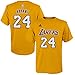 Kobe Bryant Los Angeles Lakers #24 NBA Youth Gametime Player T-shirt Gold