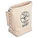 Canvas Tool Bag, Small Bag for Bolt Storage with Bull Pin Loops, Belt Tunnel Loop Connection Klein Tools 5416T primary